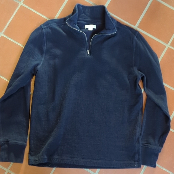 J Crew Blue Quarter Zip - Picture 1 of 4